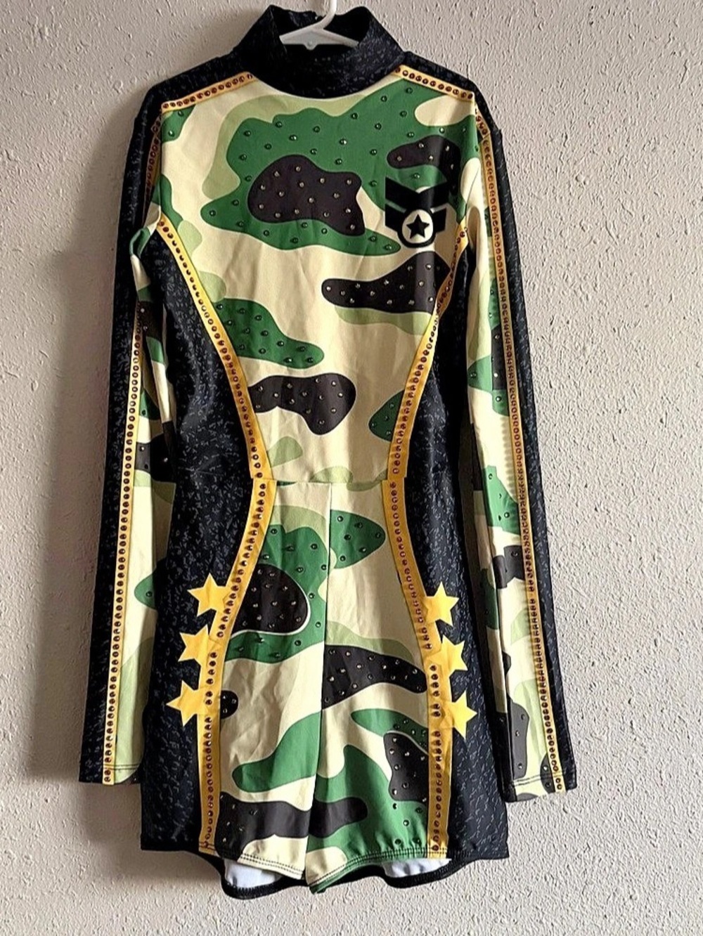 Alexandra Justforkix.com Camo Mini Dress in Green & Black Size Small Like New